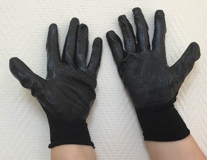 Перчатки нейлоновые с нитриловым покрытием арт. KS-1005