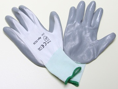 Перчатки нейлоновые с нитриловым покрытием арт. KS-1001